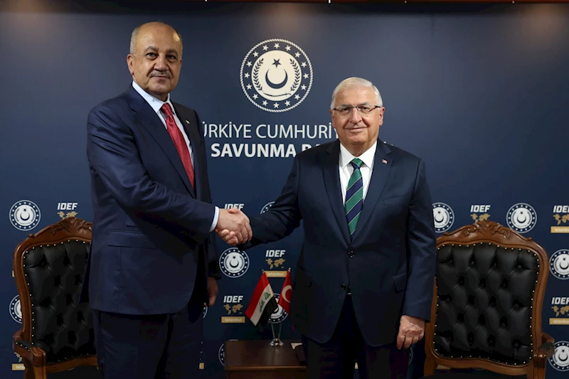 İstanbul- Bakan Güler, Irak Savunma Bakanı Sabit Muhammed Said El-Abbasi ile görüştü