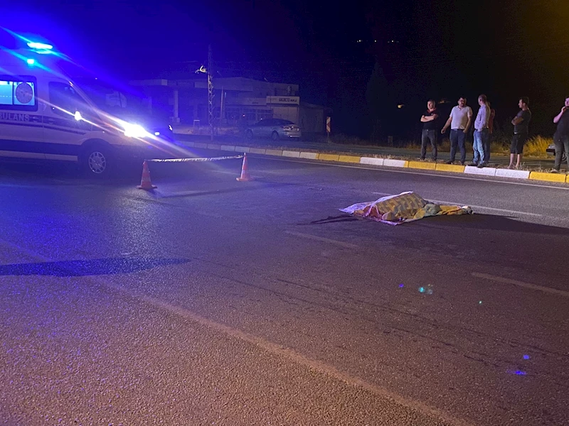 Sivas’ta yolcu otobüsünün çarptığı yaya öldü