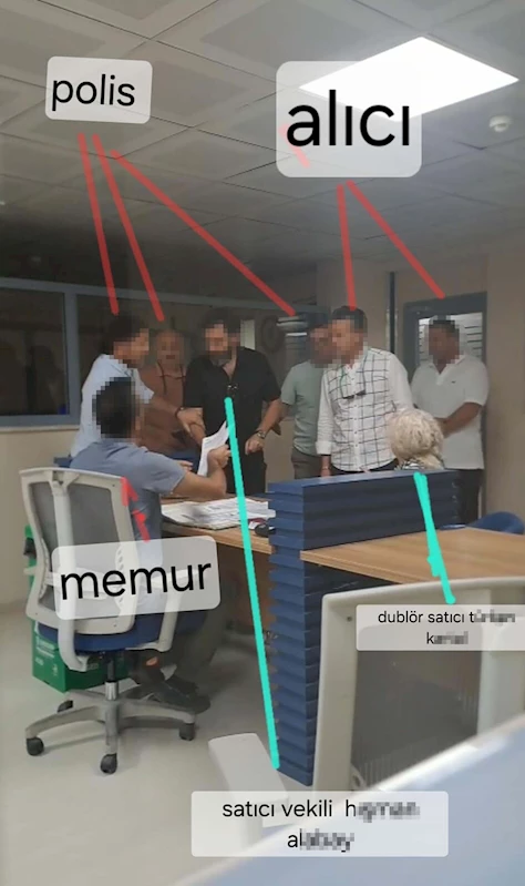 İzmir - Tapu dairesinde dublörlü satış oyununa suçüstü / Ek görüntü
