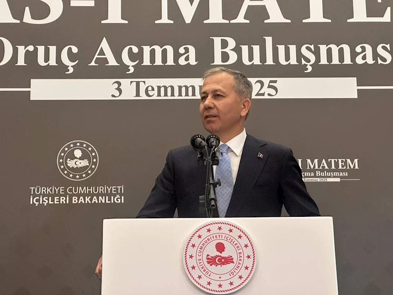 Bakan Yerlikaya, 