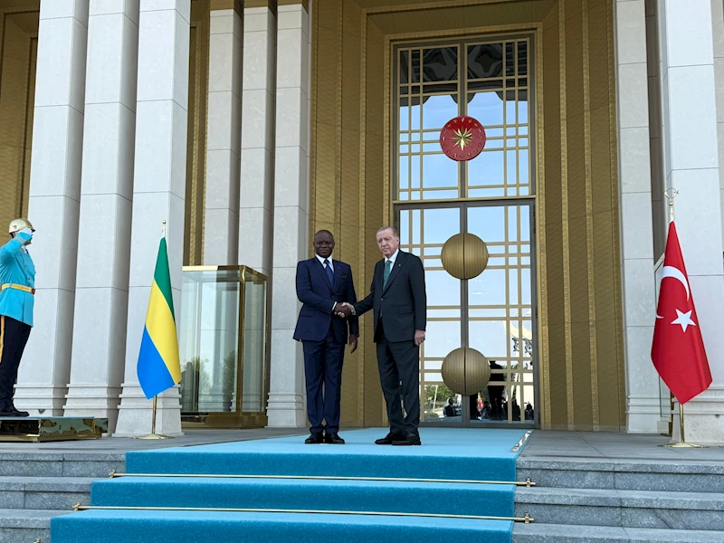 Cumhurbaşkanı Erdoğan, Gabon Cumhurbaşkanı Nguema