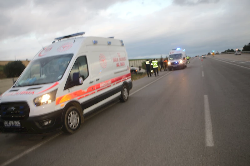Tokat’ta otomobil takla attığ: 4 yaralı