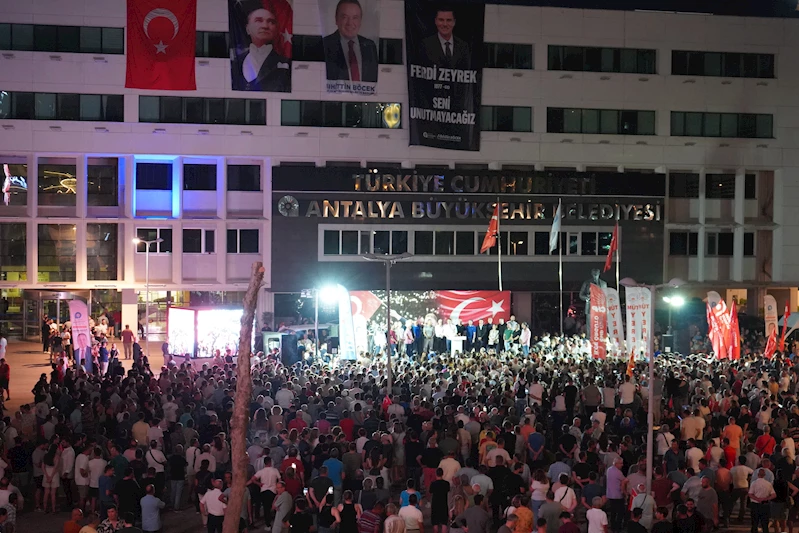 Antalya Büyükşehir Belediye Başkanı Böcek