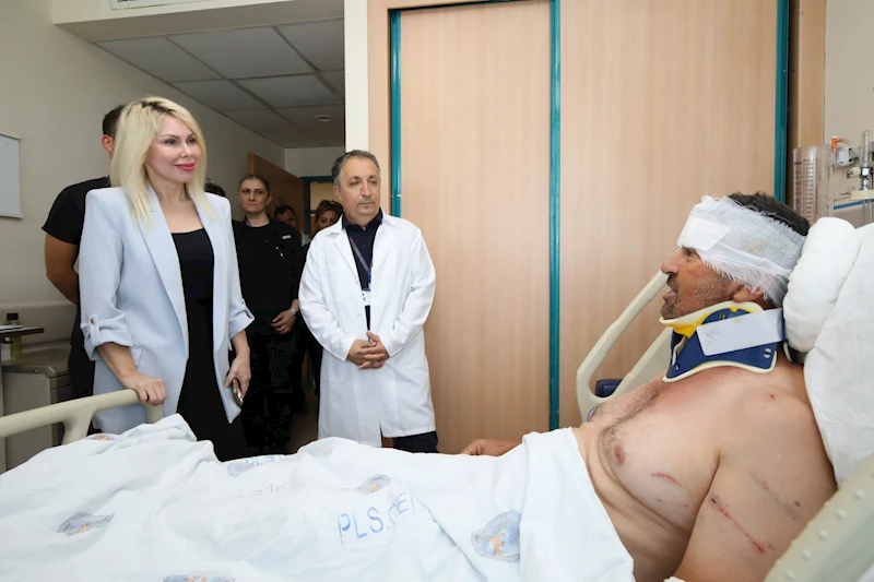 Rektör Özkan: Aslanın pençeleri biraz daha yukarı gelse hastamız gözünü kaybedebilirdi / Ek fotoğraflar