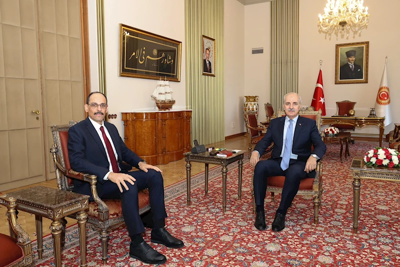 TBMM Başkanı Kurtulmuş, MİT Başkanı Kalın