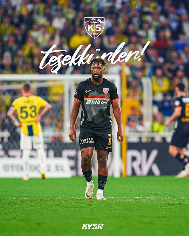 Kayserispor’da Nazon, Esteghlal FC’ye transfer oldu