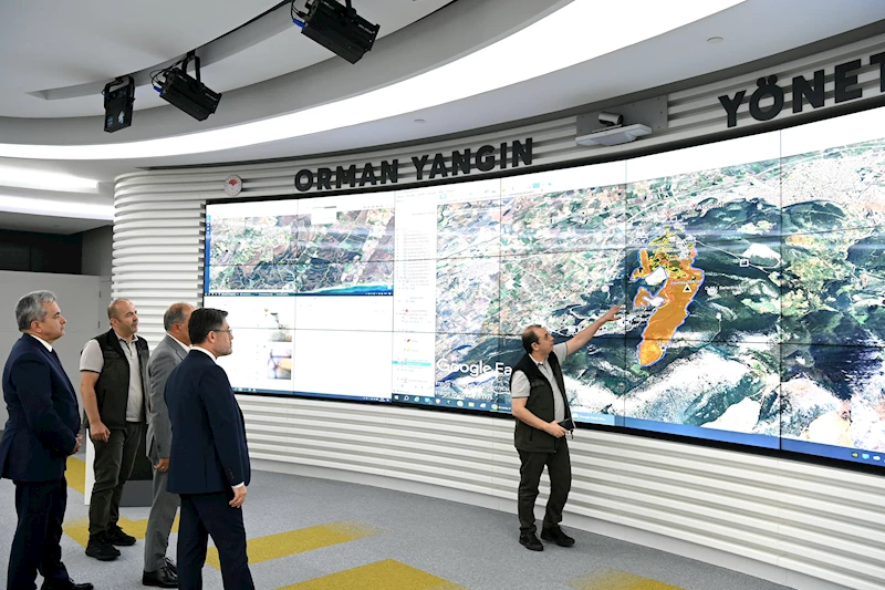 Bakan Yumaklı: Bugün çıkan 55 orman yangınının 45’ini kontrol altına aldık