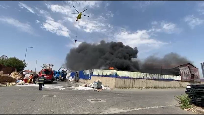 Eskişehir’de fabrikada çıkan yangın, 2 fabrikaya daha sıçradı / Ek fotoğraflar