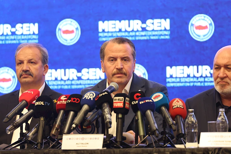 Memur-Sen Başkanı Yalçın: Zorunlu olarak tahkime yönlendiren bu süreç, çıkmaz sokaktır 