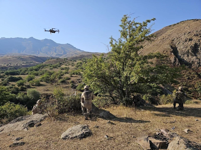 Kayıp koyunlar, termal dürbün ve dron ile bulundu