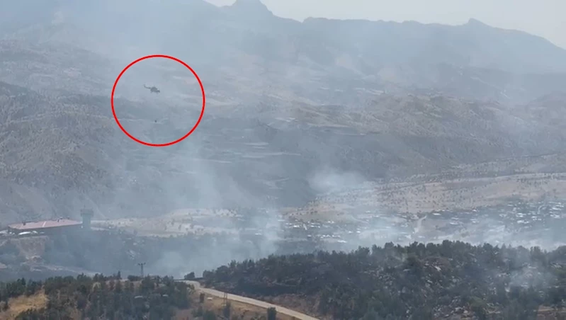 Şırnak’ta örtü yangını (2)