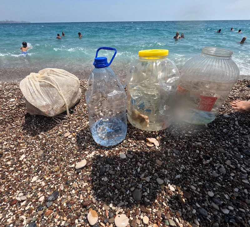 Antalya- Balık tutarken denizi kirletiyorlar /Video eklendi 
