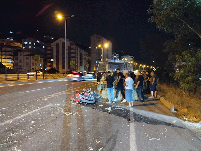Kayseri’de traktöre arkadan çarpan motosikletin sürücüsü öldü