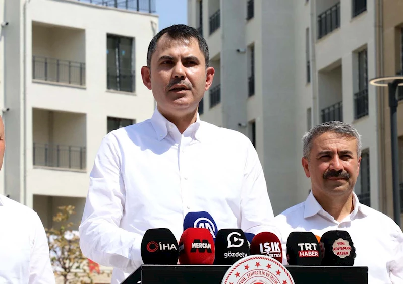 Bakan Kurum: 300 bininci konutumuzu eylülde teslim edeceğiz