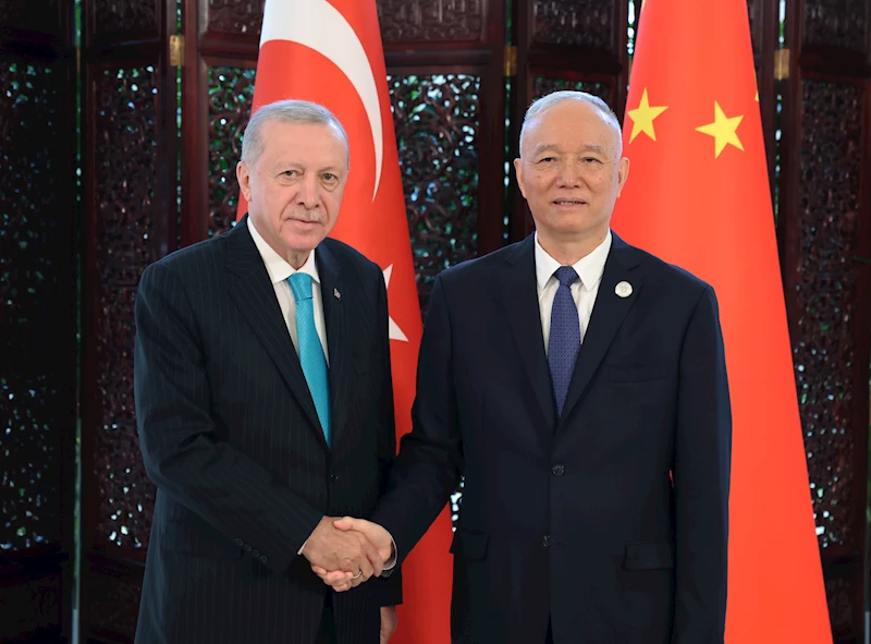 Cumhurbaşkanı Erdoğan, Çin Komünist Partisi Siyasi Büro Sekreteri Say Çi ile bir araya geldi / Video eklendi