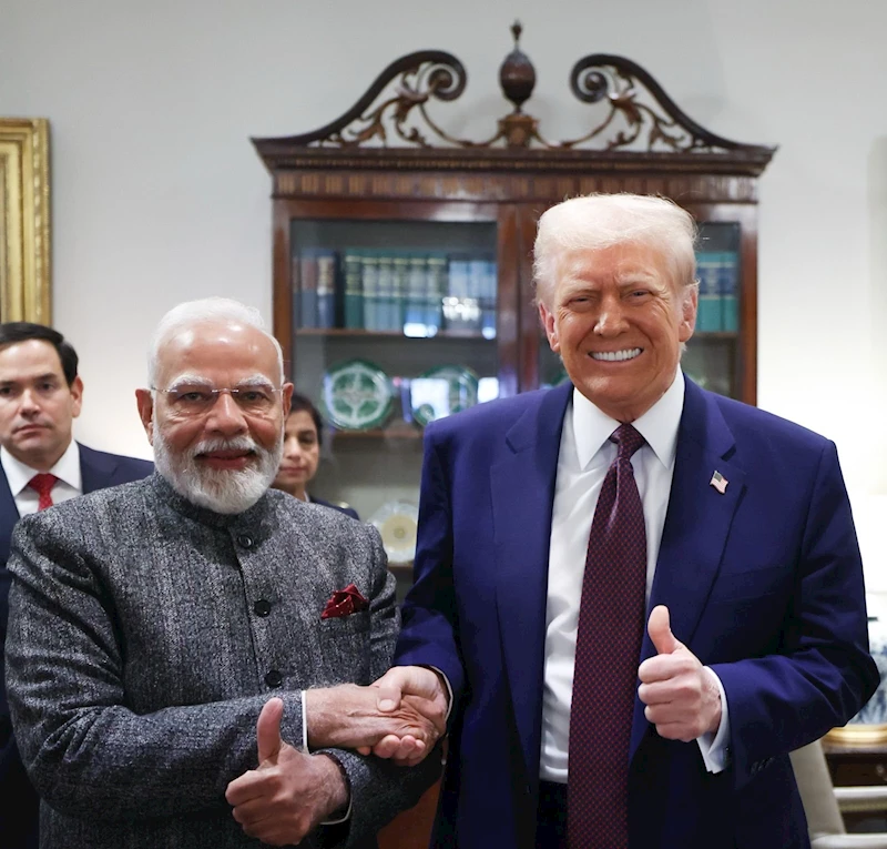 Trump: Hindistan ile ticaret müzakerelerine devam ediyoruz