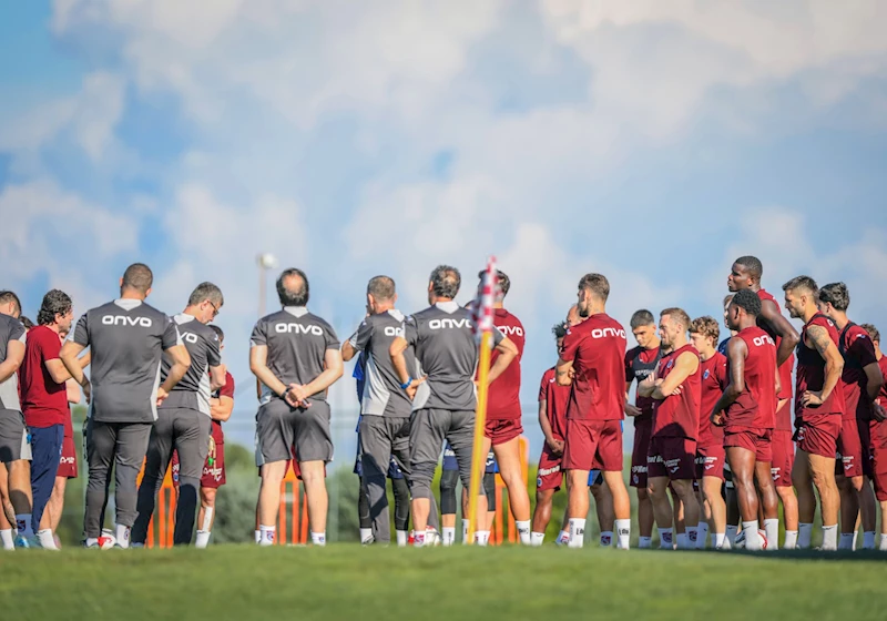 Trabzonspor’da, Fenerbahçe maçı hazırlıkları sürüyor