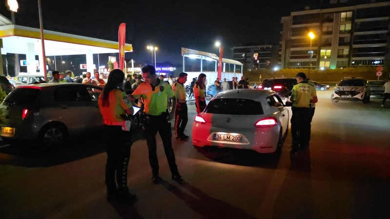 Drift yapıp, polisten kaçan sürücüye 65 bin TL ceza