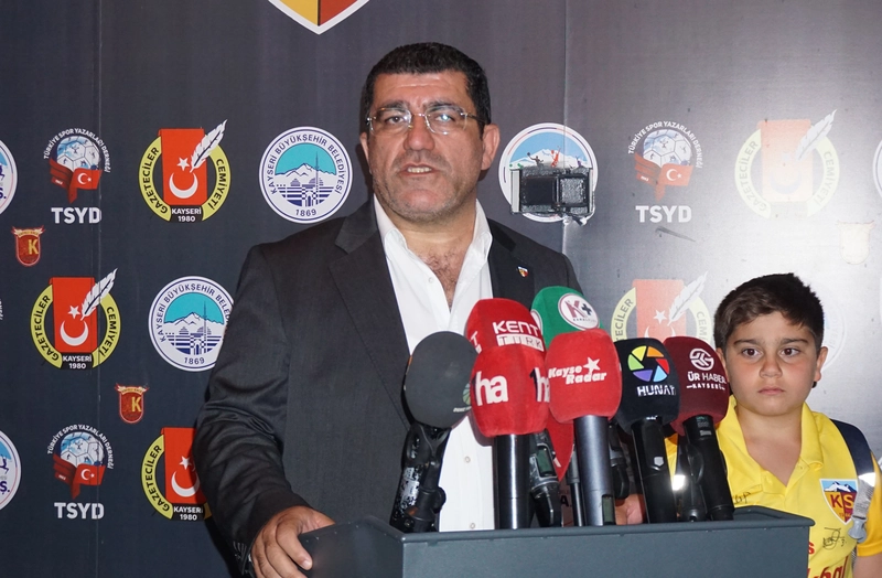 Kayserispor Başkanı Nurettin Açıkalın: Kolay bir maç olmayacağını biliyorduk / Görüntü eklendi