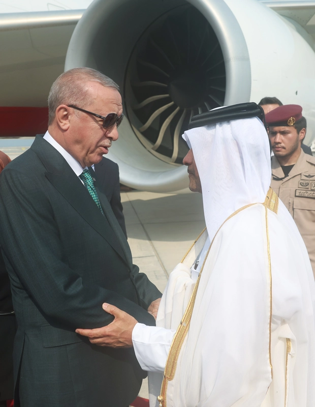Cumhurbaşkanı Erdoğan, Katar’da / Video eklendi