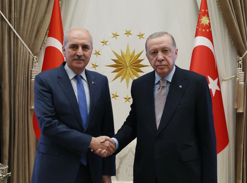 Cumhurbaşkanı Erdoğan, TBMM Başkanı Kurtulmuş