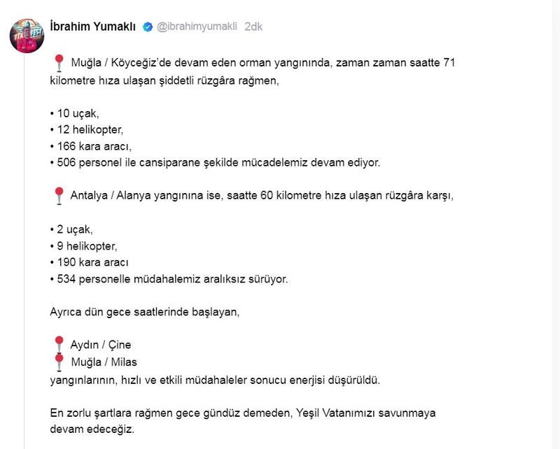Bakan Yumaklı