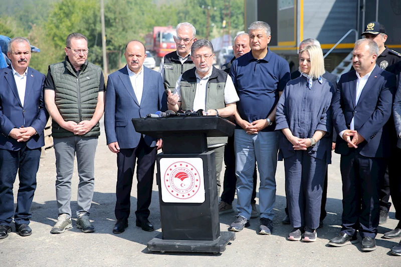 Karabük- Bakan Yumaklı: 3 ilimizdeki yangınlar kontrol altında /Video eklendi 