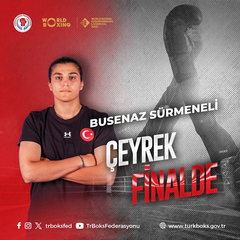 Busenaz Sürmeneli, Dünya Boks Şampiyonası’nda çeyrek finale çıktı
