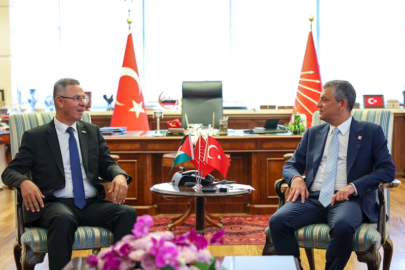 Özgür Özel, Filistin Büyükelçisi Mustafa